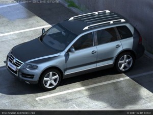 vw touareg Model 3D