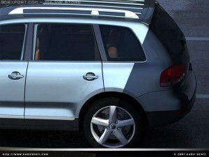 vw touareg Model 3D