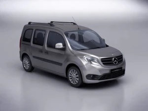 mercedes citan 2013 low poly 3D Model