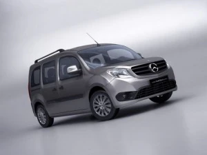 mercedes citan 2013 low poly 3D Model