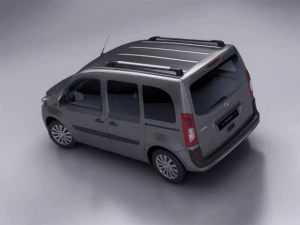 mercedes citan 2013 low poly 3D Model