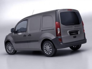 mercedes citan van 2013 low poly 3D 모델