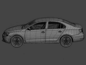 volkswagen jetta 2012 3D Model
