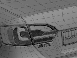 volkswagen jetta 2012 3D Model