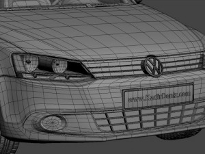 volkswagen jetta 2012 Model 3D