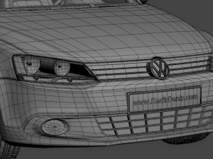 volkswagen jetta 2012 3D Model