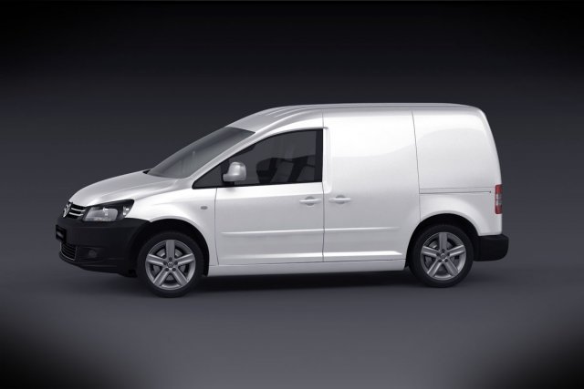 volkswagen caddy van 2012 3D Модель .c4d .max .obj .3ds .fbx .stl .blend 