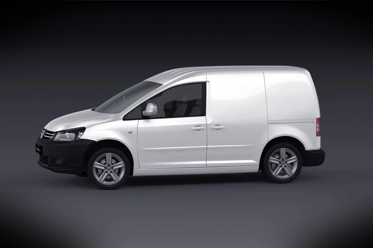 volkswagen caddy van 2012 3D Model .c4d .max .obj .3ds .fbx .stl .blend