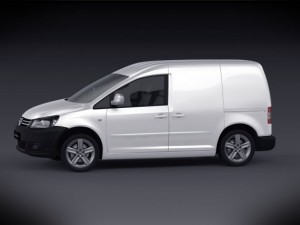 volkswagen caddy van 2012 Model 3D