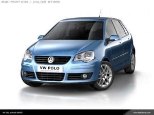 vw polo Model 3D