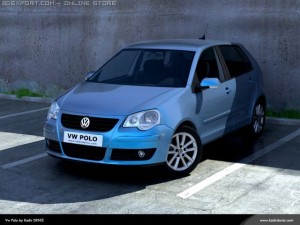 vw polo 3D Model