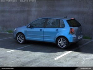 vw polo 3D Model
