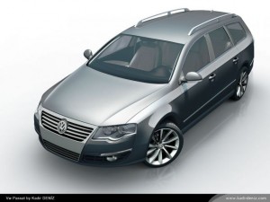 vw passat variant 3D Model