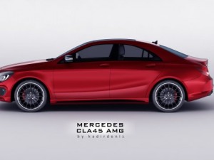 mercedes cla 450 amg 3D Model