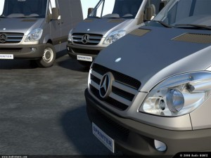 mercedes new sprinter pack Model 3D