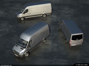 mercedes new sprinter pack 3D Model