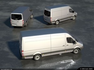 mercedes new sprinter pack 3D Model