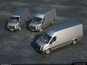 vw crafter pack (3 models) 3D Model