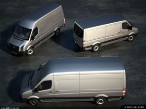 vw crafter pack 3 models 3D मॉडल