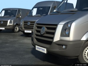 vw crafter pack 3 models 3D मॉडल