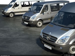 mercedes sprinter kombi pack Modelo 3D
