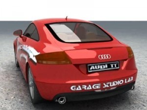 audi tt 3D 모델