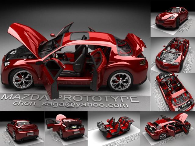 mazdarx8 sagatuning Modèle 3D .c4d .max .obj .3ds .fbx .stl .blend 
