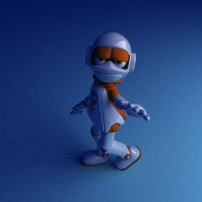 robot duck 3D Model .c4d .max .obj .3ds .fbx .stl .blend 
