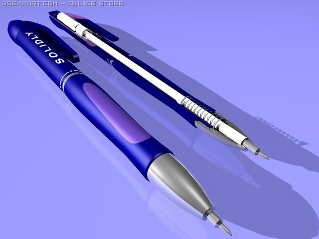 stylus 3D 모델 .c4d .max .obj .3ds .fbx .stl .blend 