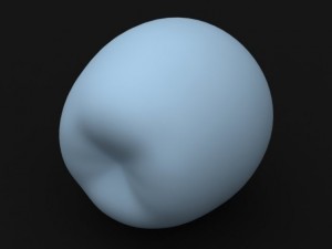 photorealistic yellow apple Modelo 3D