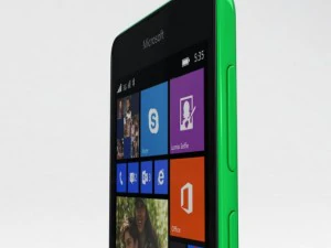 microsoft lumia 535 dan dual sim hijau Model 3D