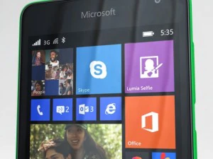 microsoft lumia 535 dan dual sim hijau Model 3D