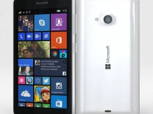microsoft lumia 535 dan dual sim putih Model 3D