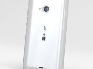 microsoft lumia 535 and dual sim white 3D 모델