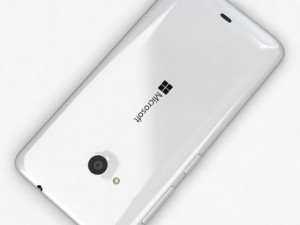 microsoft lumia 535 and dual sim white 3D 모델