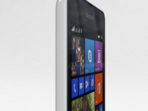 microsoft lumia 535 and dual sim white 3D 모델