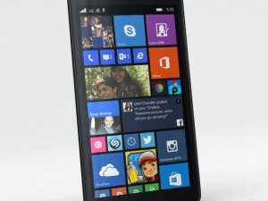 microsoft lumia 535 dan dual sim hitam Model 3D