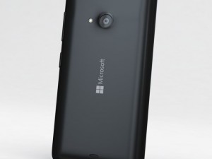 microsoft lumia 535 and dual sim black 3D Модель