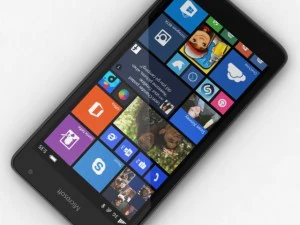 microsoft lumia 535 dan dual sim abu-abu Model 3D