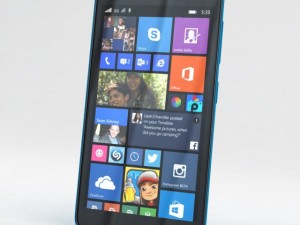 microsoft lumia 535 and dual sim blue 3D Model