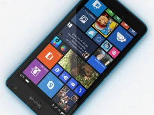 microsoft lumia 535 dan dual sim biru Model 3D