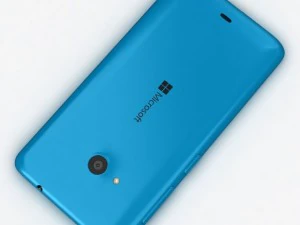 microsoft lumia 535 dan dual sim biru Model 3D