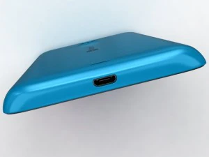 microsoft lumia 535 dan dual sim biru Model 3D
