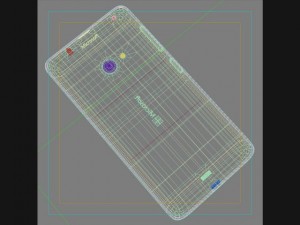 microsoft lumia 535 and dual sim blue 3D Model
