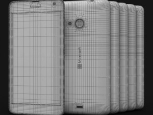 microsoft lumia 535 and dual sim all colors 3D Модель
