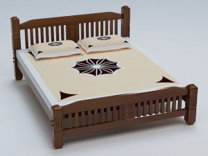 bed cot 03 Model 3D