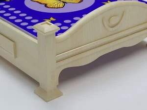 tempat tidur bayi 04 Model 3D