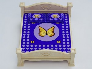 bed cot 04 3D 模型