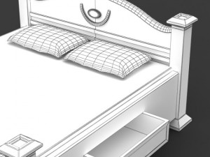 bed cot 04 3D 模型