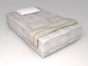 bed cot 05 Model 3D